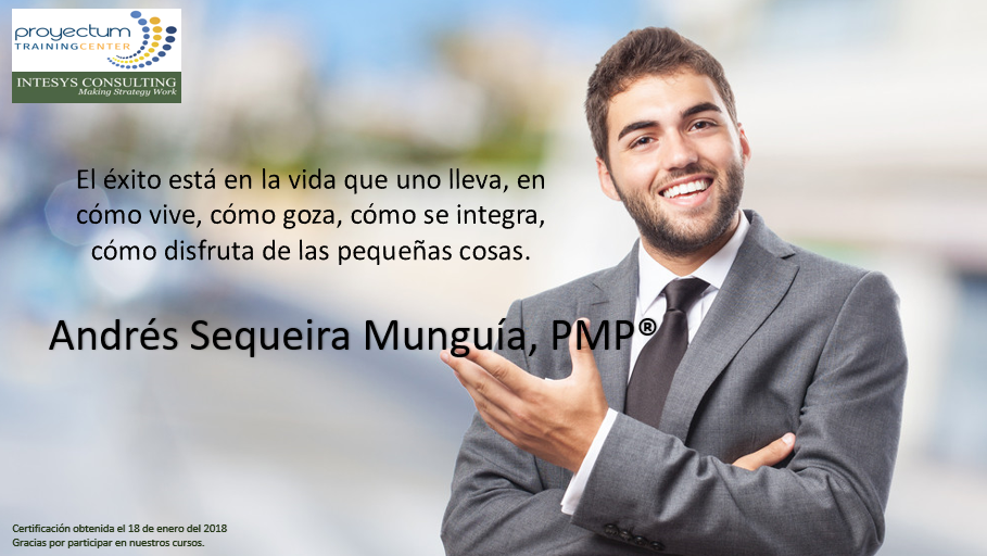 Andrés Sequeira Munguía, PMP®