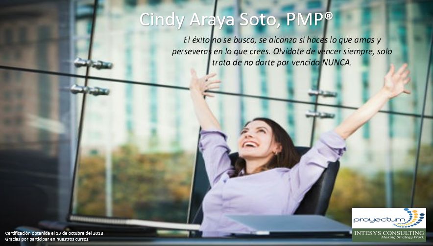 Cindy Araya Soto, PMP®