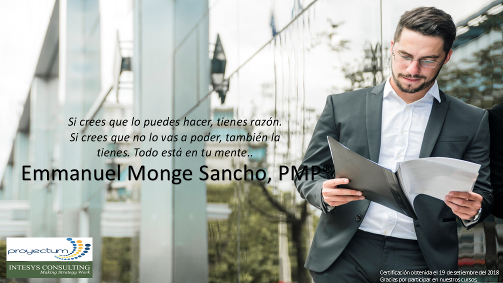 Emmanuel Monge Sancho, PMP®