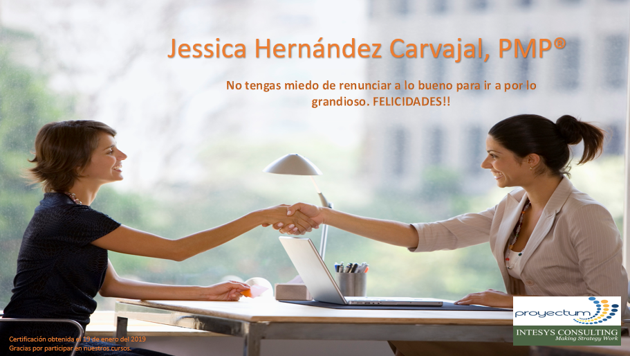 Jessica Hernández Carvajal, PMP®