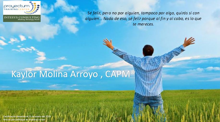 Kaylor Molina Arroyo , CAPM®