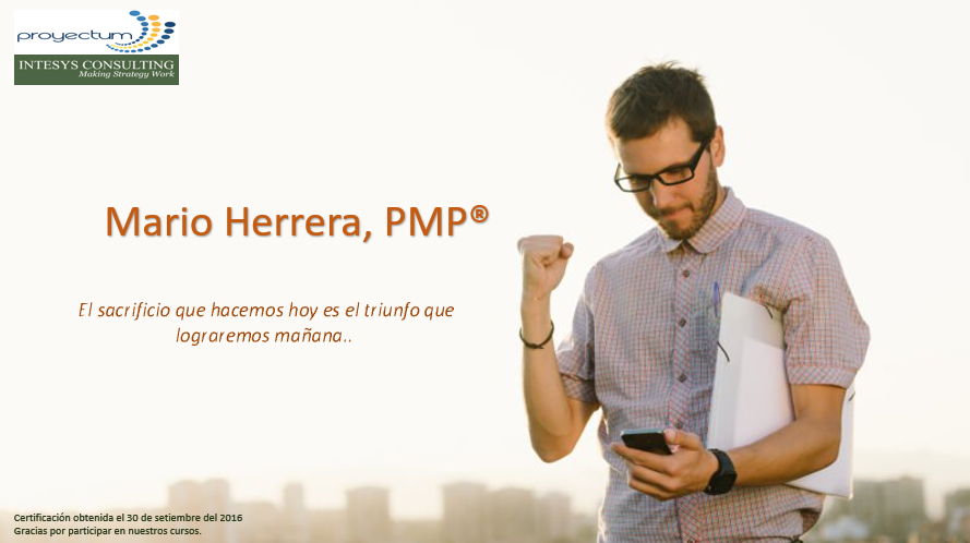 Mario Herrera, PMP®