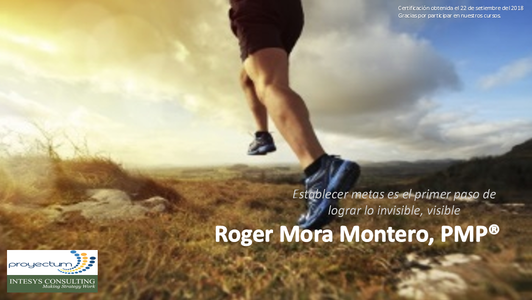 Roger Mora Montero, PMP®